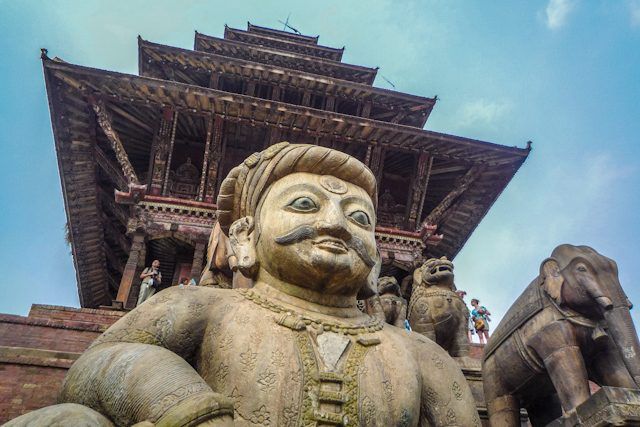 Nepal Plaza Durbar Bhaktapur Templo Nyatapola