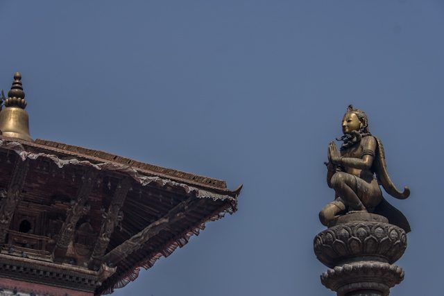 Nepal Plaza Durbar Patan Garuda