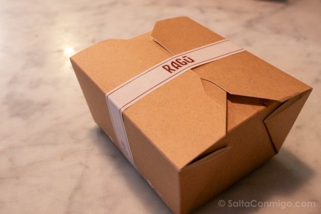 Comer en Bolonia Ragu Caja