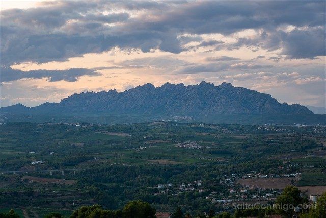 Alt Penedes Gelida Vista Montserrat Castillo