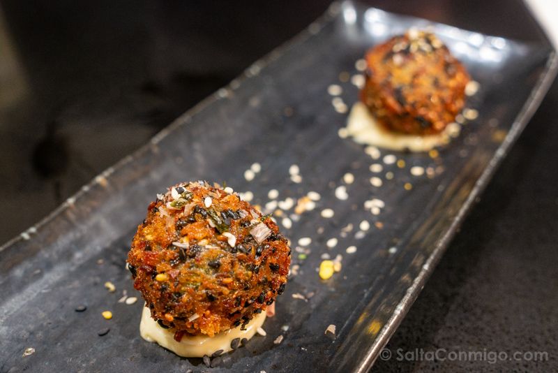 Donde Comer En Wellington Croqueta Paua Thistle Inn