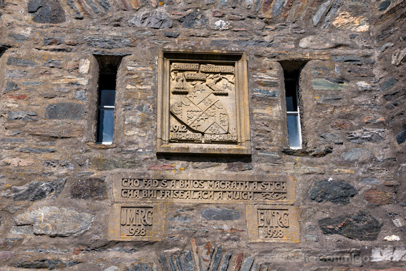Castillo Eilean Donan Escocia Exterior Escudo MacRae