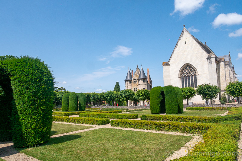 Castillo de Angers Jardines