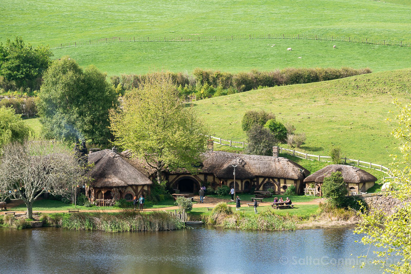 Hobbiton Nueva Zelanda Posada Dragon Verde