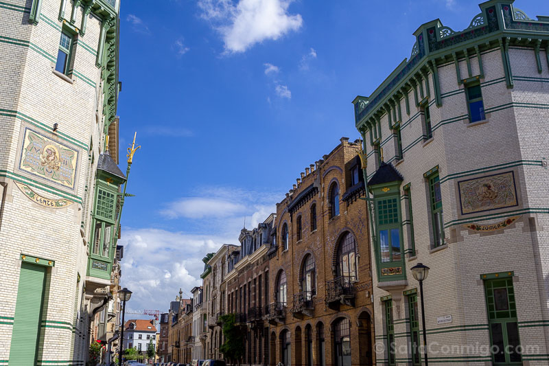 Rincones de Amberes Zurenborg Waterloostraat Generaal van Merlenstraat