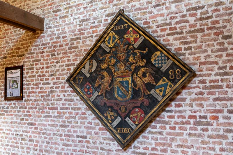 Castillo de Bornem  Flandes Escudo Marnix