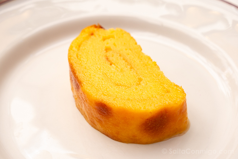 Donde Comer en Cascais Cantinho do Avilles Tarta Naranja
