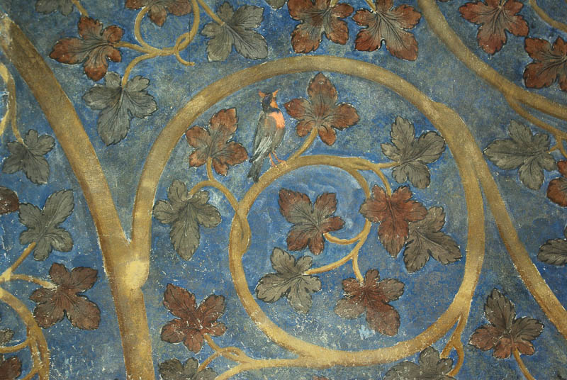 Habitación del Papa, detalle de los frescos - Foto de Ph. Bar cedida por Avignon Tourisme