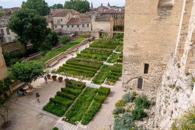 Palacio de los Papas Avignon Jardines