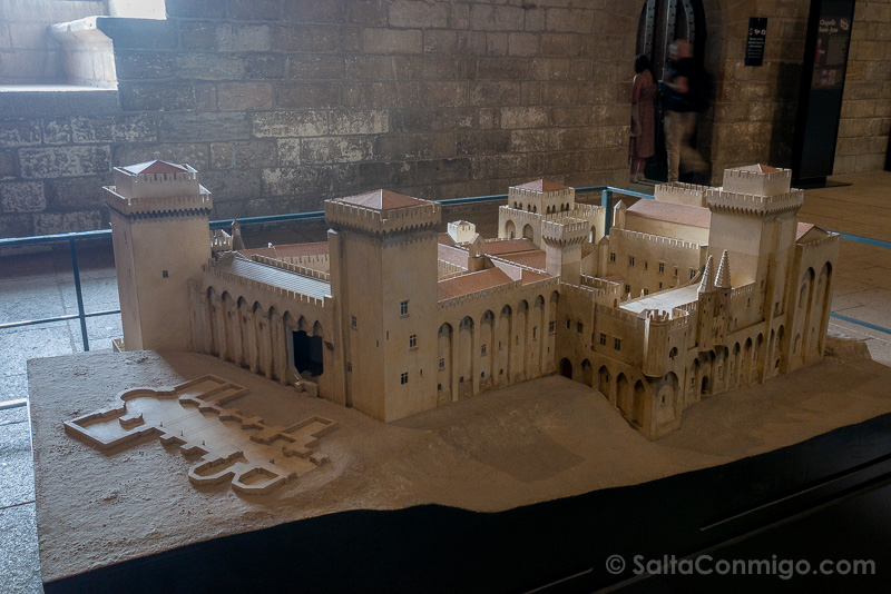 Palacio de los Papas Avignon Maqueta
