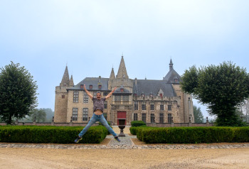 Castillo de Laarne Flandes Gante Exterior Salto