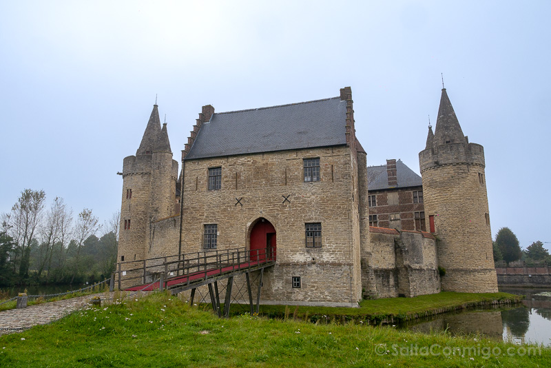 Castillo de Laarne Flandes Gante Exterior Trasera