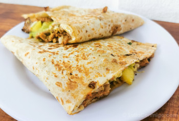 Donde Comer en Playa del Carmen Ay Taco Quesadillas Gigantes