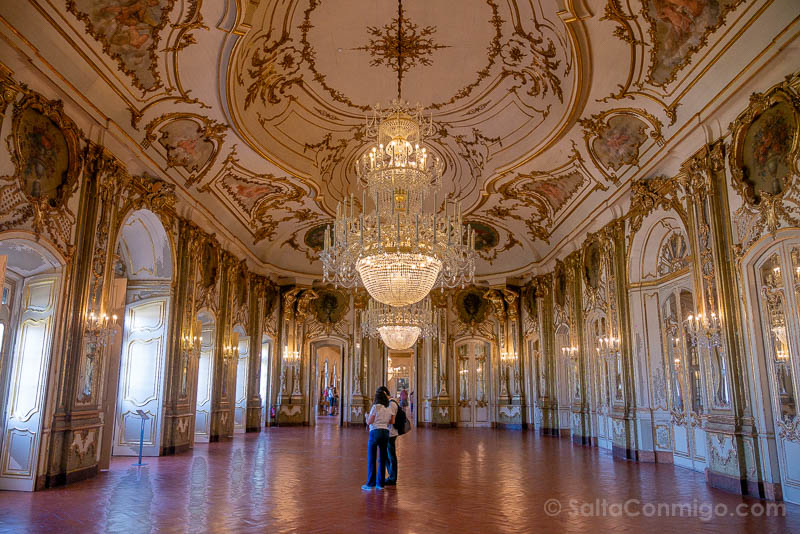 Que Ver en Sintra Palacio Queluz Salon