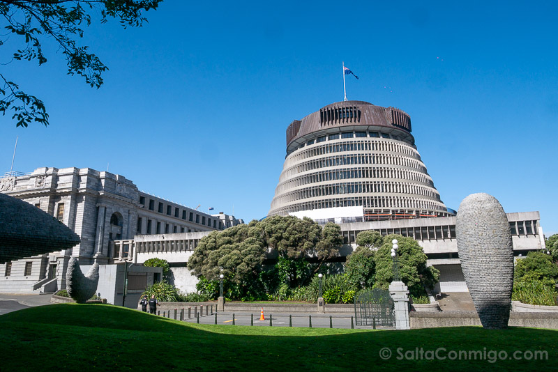 Que Ver en Wellington Parlamento Beehive