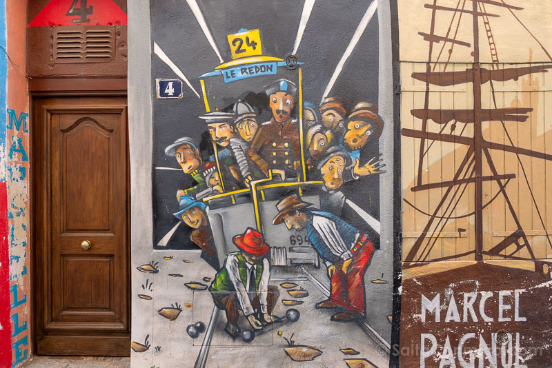 Arte Urbano Marsella Le Panier Petanca