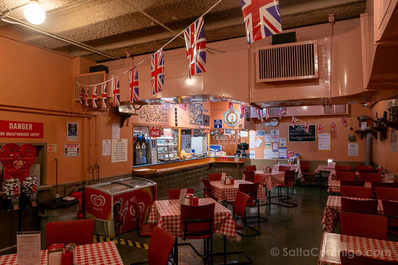 Bunker Secreto de Escocia Cantina