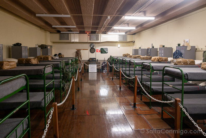 Bunker Secreto de Escocia Dormitorio Literas