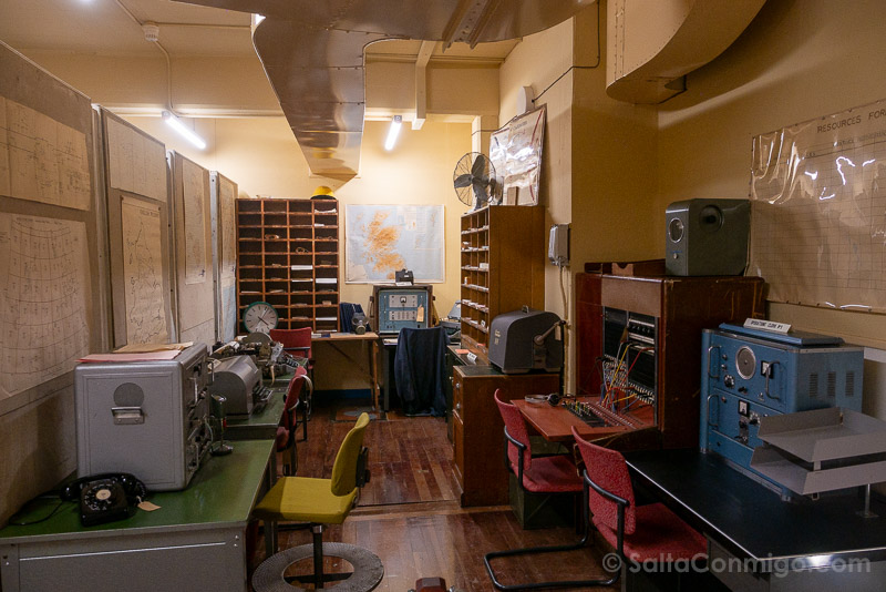 Bunker Secreto de Escocia Estudio Radio