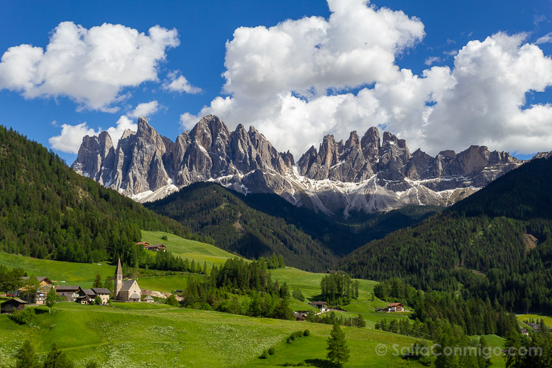 Ruta Dolomitas en Coche Paisaje Santa Maddalena