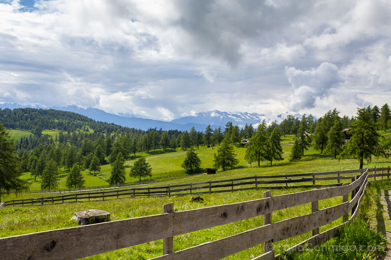 Ruta Dolomitas en Coche San Genesio Paisaje