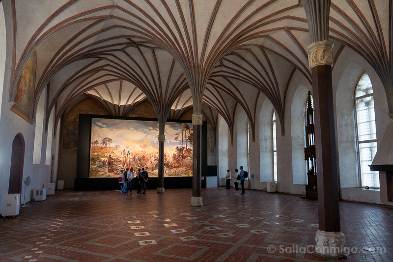 Castillo de Malbork Gran Refectorio
