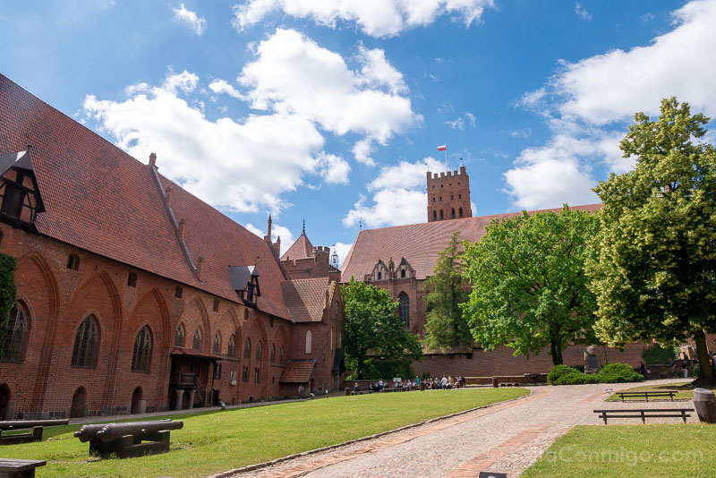 Castillo de Malbork Patio Castillo Medio