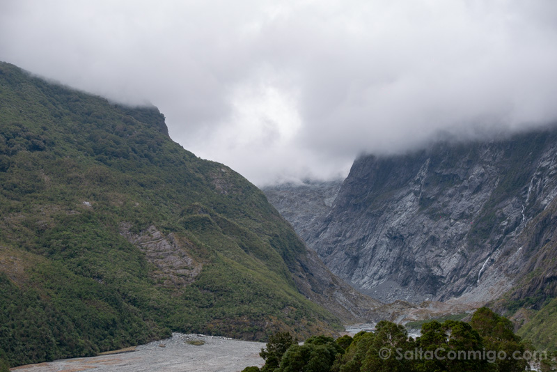 Glaciares Nueva Zelanda Franz Josef Glaciar Mirador Sentinel Rock