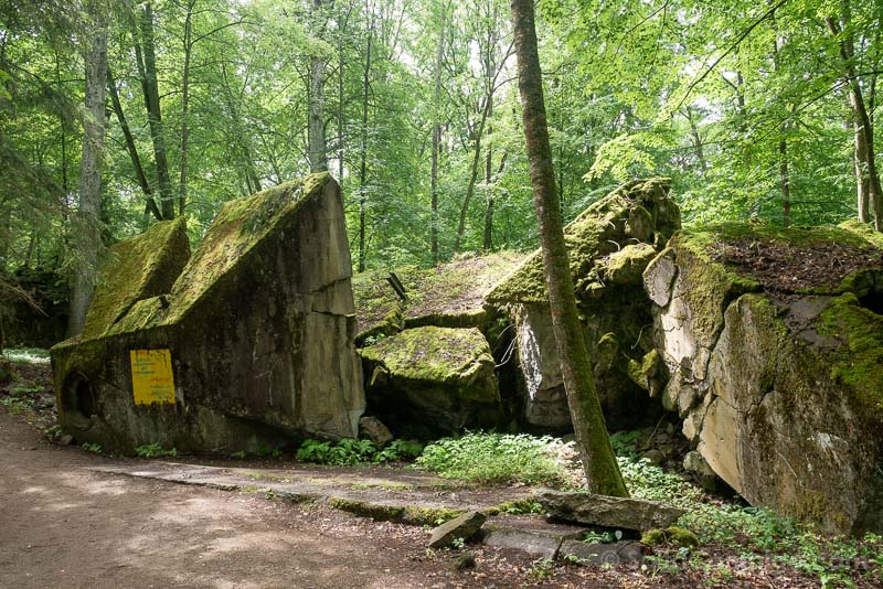 Guarida del Lobo Polonia Bloques Hormigon Ruinas