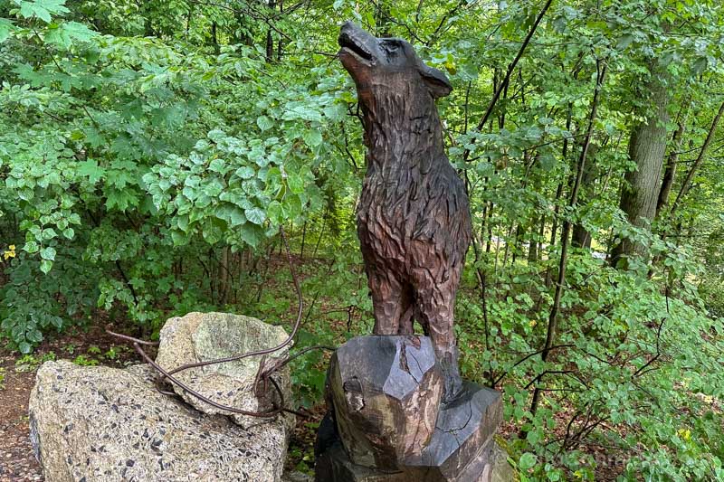 Guarida del Lobo Polonia Talla Lobo Bosque