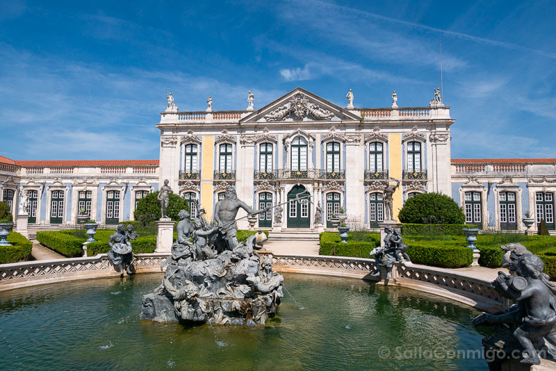 Palacio de Queluz Portugal Jardin Fuente