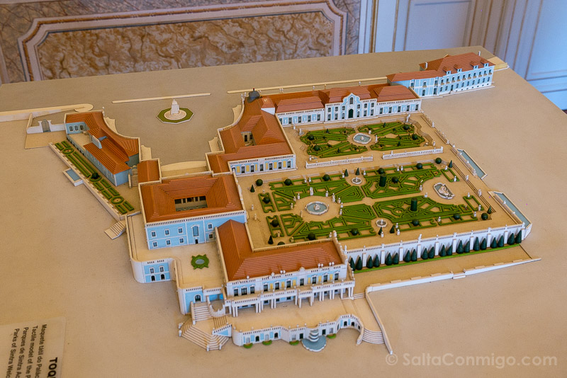 Palacio de Queluz Portugal Maqueta