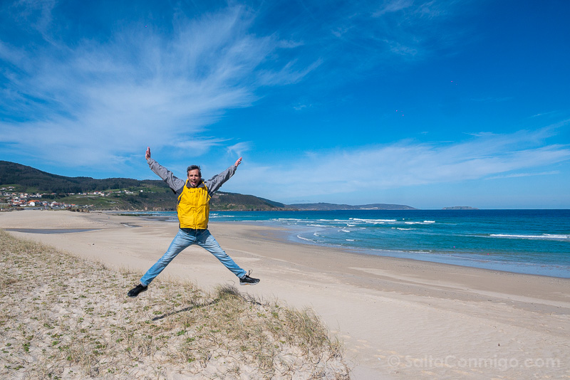 Playas Costa da Morte Praia Baldaio Salto