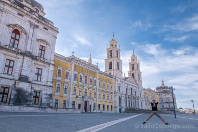 Palacio de Mafra Lisboa Portugal Fachada Salto