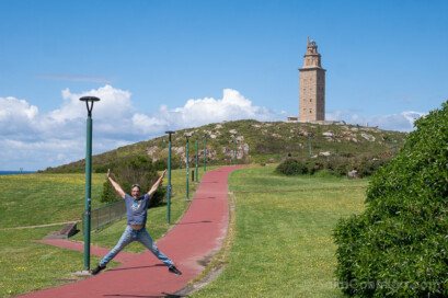 Torre de Hercules A Coruna Salto
