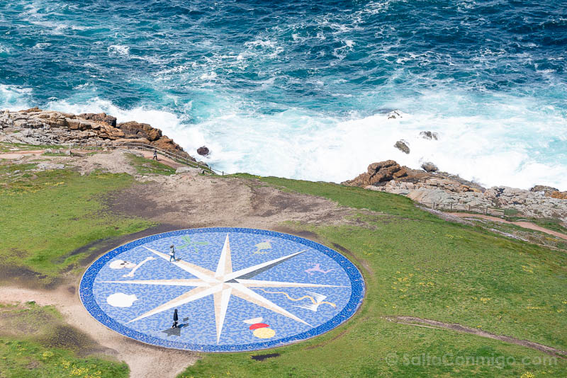 Torre de Hercules A Coruna Terraza Rosa Vientos