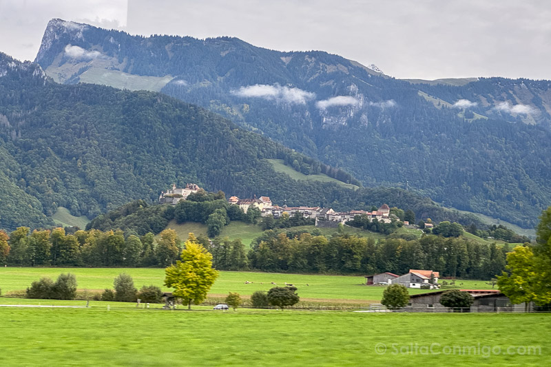 Moverse en Canton de Friburgo Tren Gruyeres