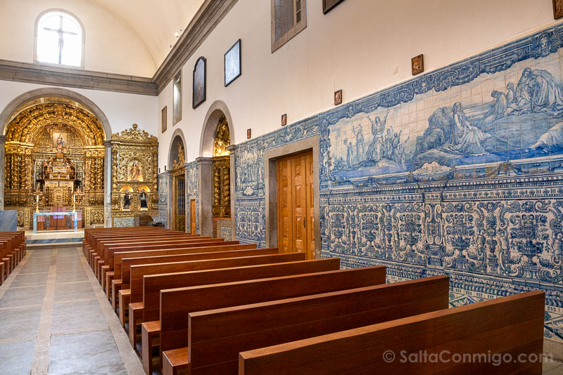 Que Ver en Cascais Iglesia Asuncion Interior Azulejos