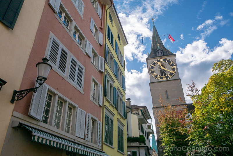 Que Ver en Zurich St Peterhofstatt Reloj Iglesia San Pedro
