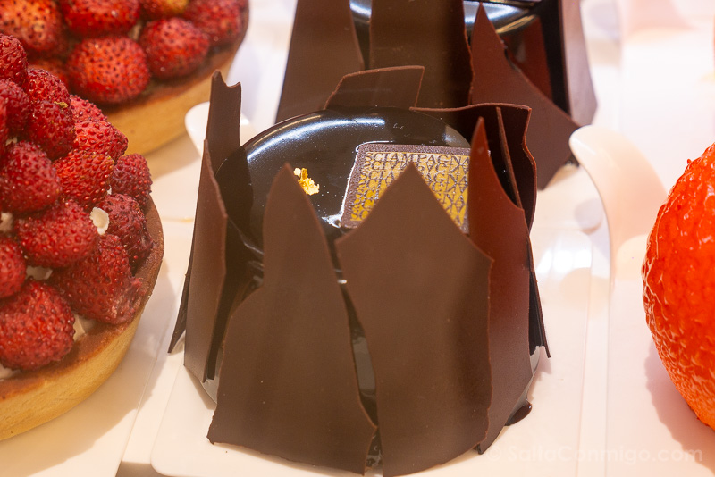 Comer en Palermo Sciampagna Tre Cioccolati