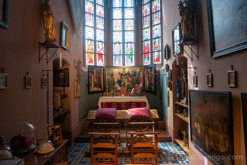 Castillo de Loppem Flandes Belgica Capilla
