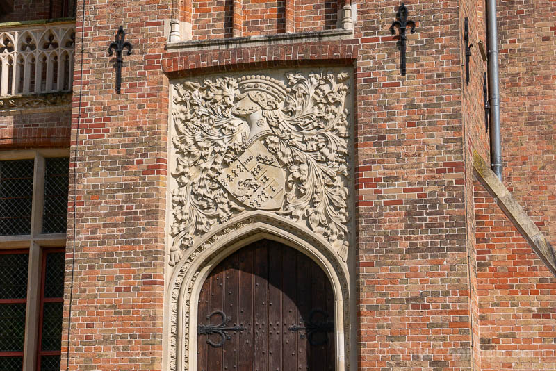 Castillo de Loppem Flandes Belgica Escudo