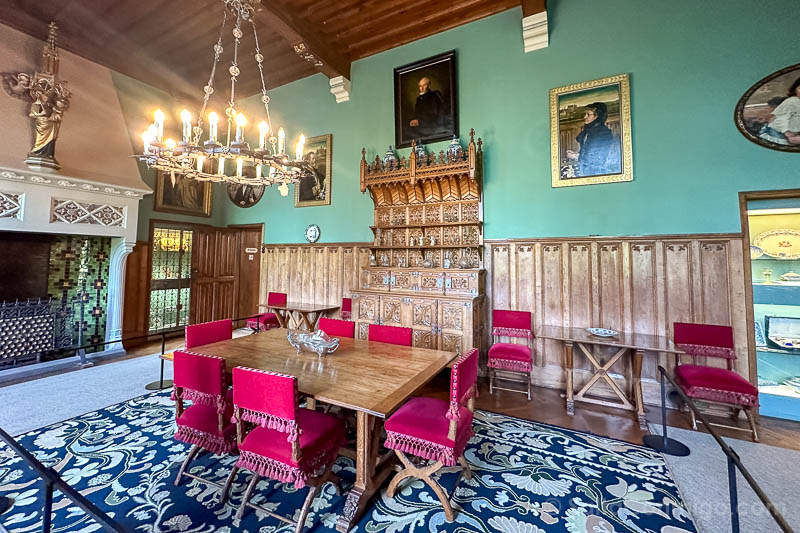 Castillo de Loppem Flandes Belgica Salon