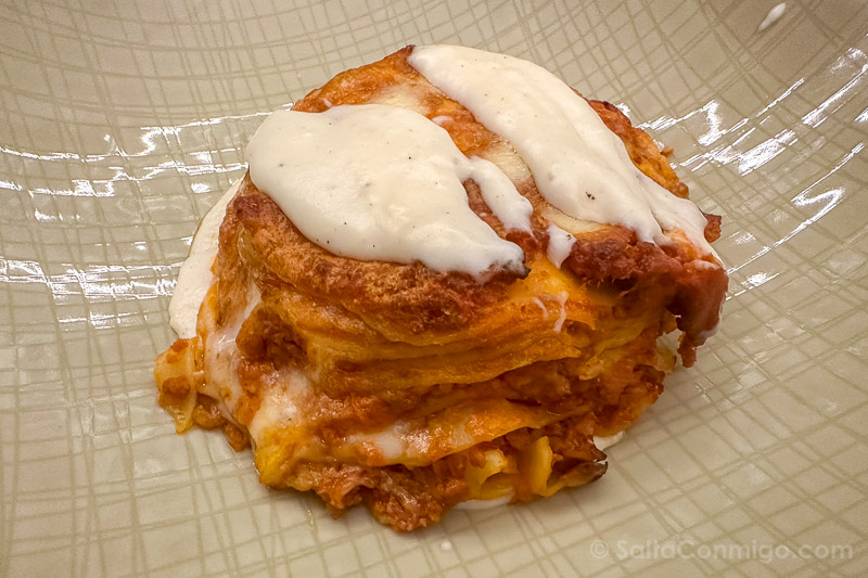 Donde Comer en Roma Dianas Place Lasagna Ragu