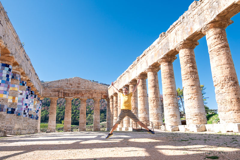 Templos Griegos de Sicilia Segesta Salto