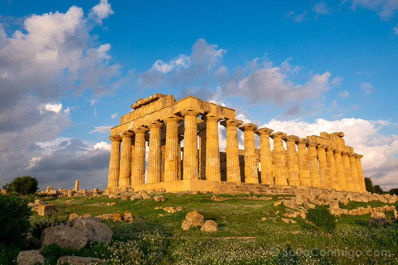 Templos Griegos de Sicilia Selinunte Atardecer