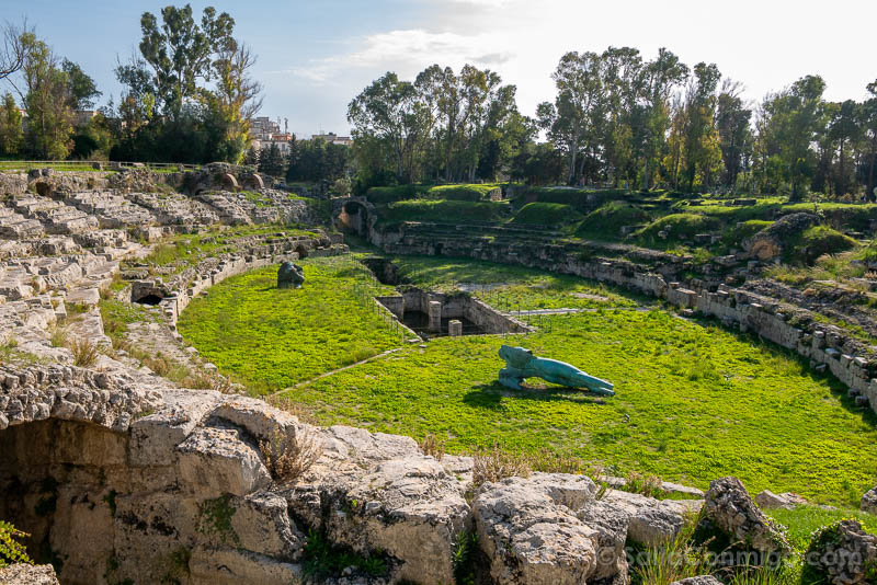 Templos Griegos de Sicilia Siracusa Anfiteatro