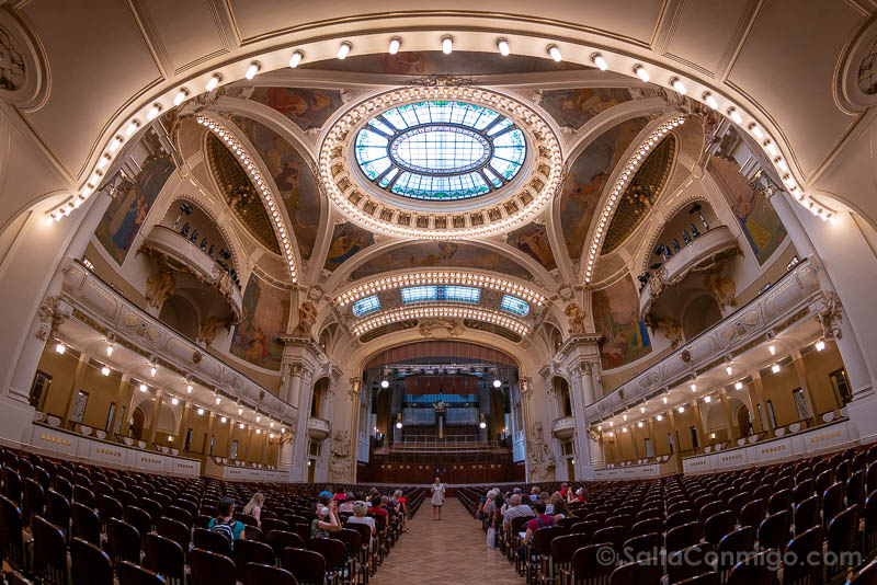 Casa Municipal de Praga Obecni Dum Sala Smetana Ojo Pez