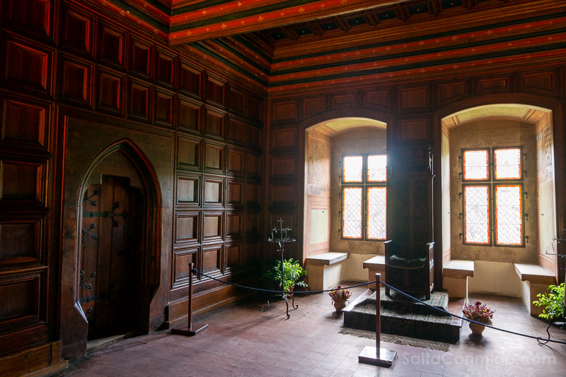 Castillo de Karlstejn Chequia Palacio Imperial Sala Trono