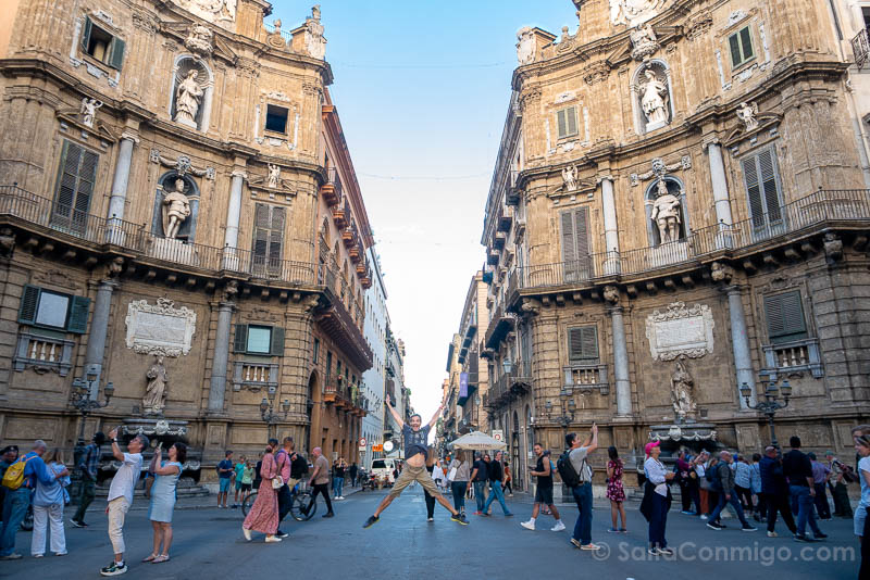 Rutas Sicilia Palermo Quattro Canti Salto